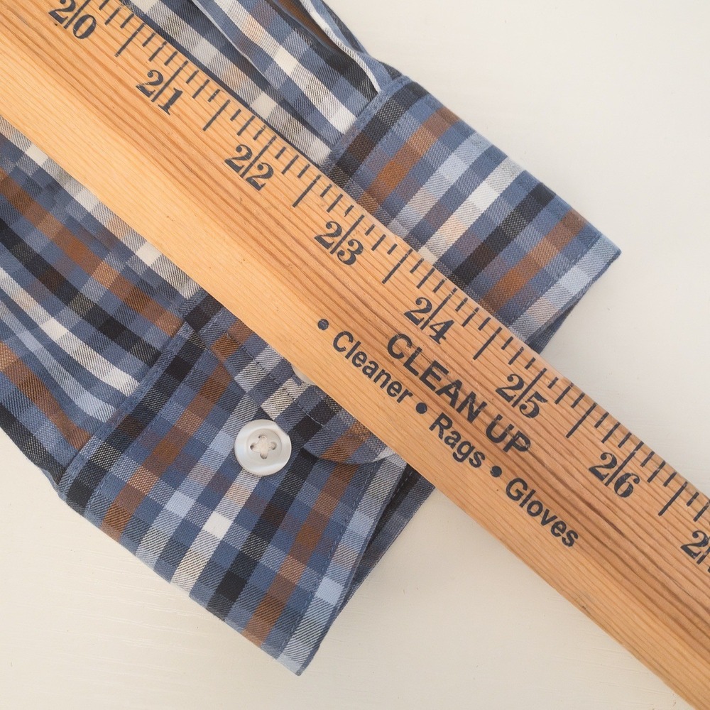 Duluth Trading Co WrinkleFighter Mens XL Plaid Button Down Long Sleeve Shirt - Picture 9 of 10
